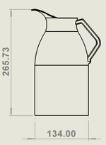 Thermos café 2.0 L — Combisteel 7535.0110