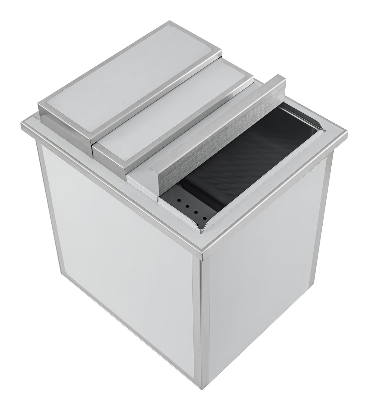 Bac à glace encastrable en acier inoxydable — Combisteel 7538.0005