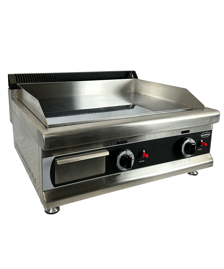 Plaque grille à gaz chrome 650 propane — Combisteel 7539.0035