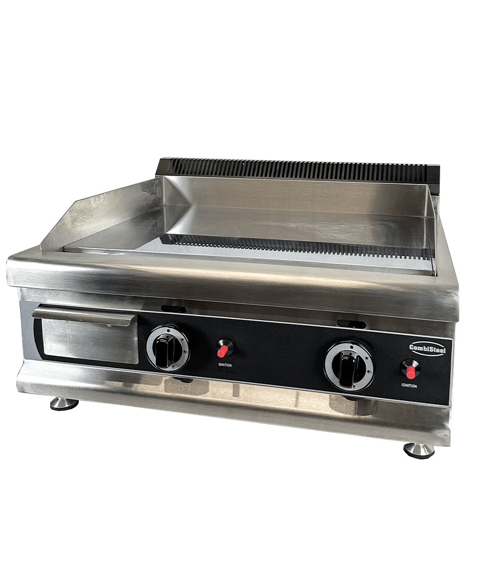 Plaque grille à gaz chrome 650 propane — Combisteel 7539.0035