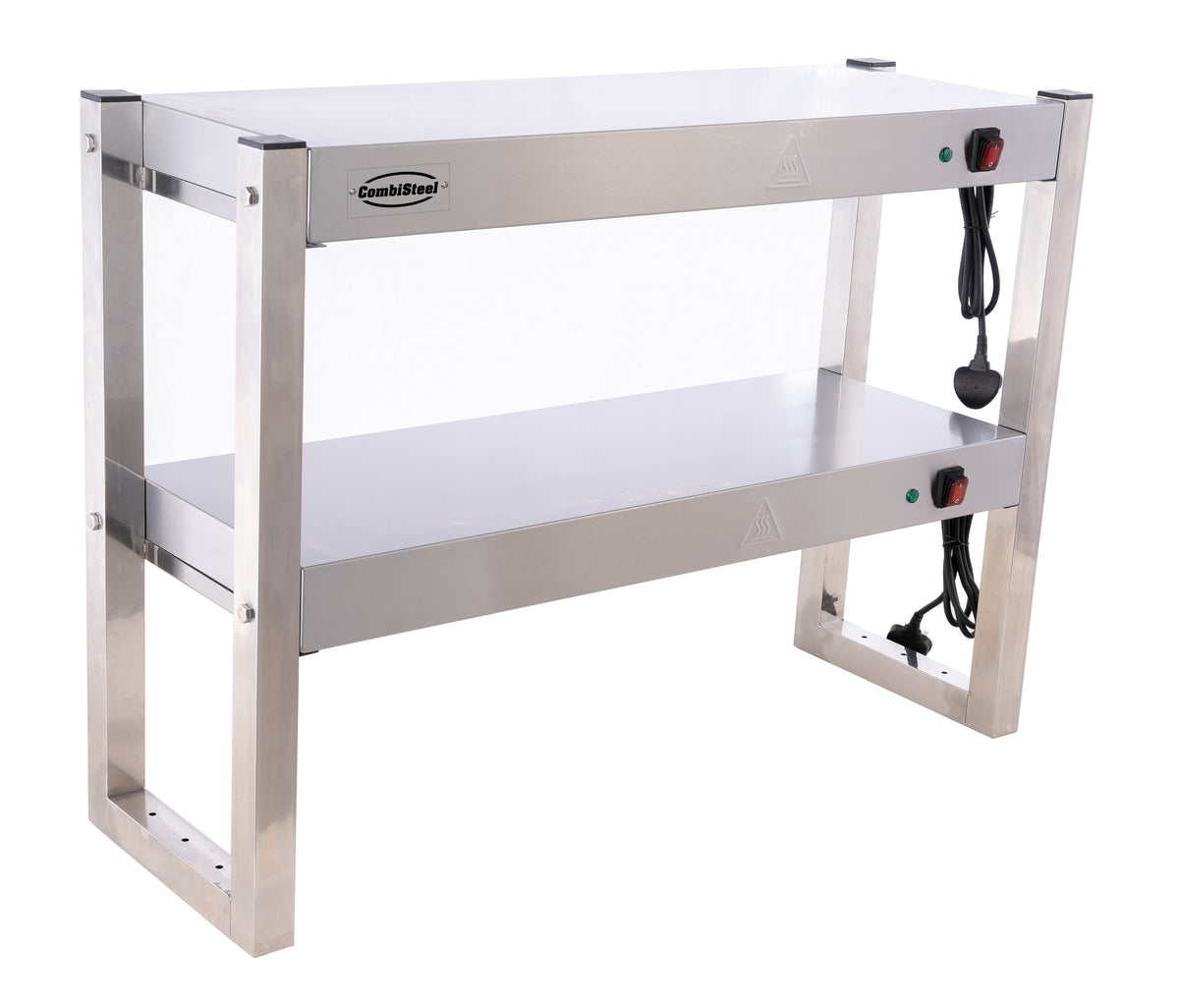 Étagère chauffante en halogene 2 niveaux 900 démontable — Combisteel 7539.0045
