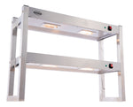 Étagère chauffante en halogene 2 niveaux 900 démontable — Combisteel 7539.0045