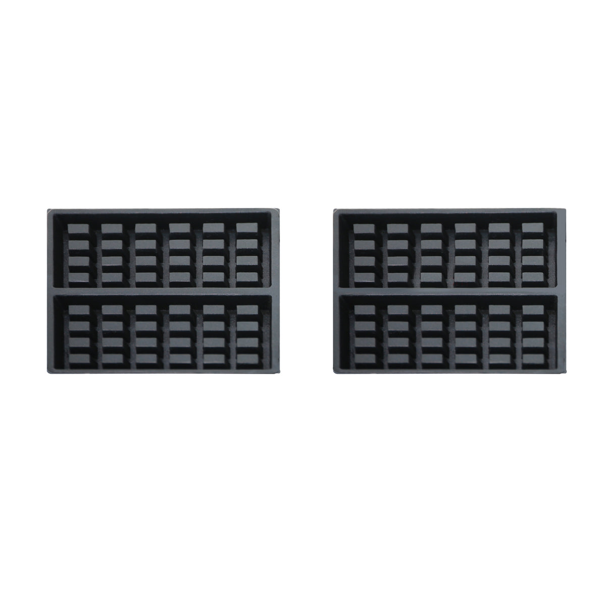 Gaufrier rotatif 2pcs gaufre de bruxelles — Combisteel 7540.0070