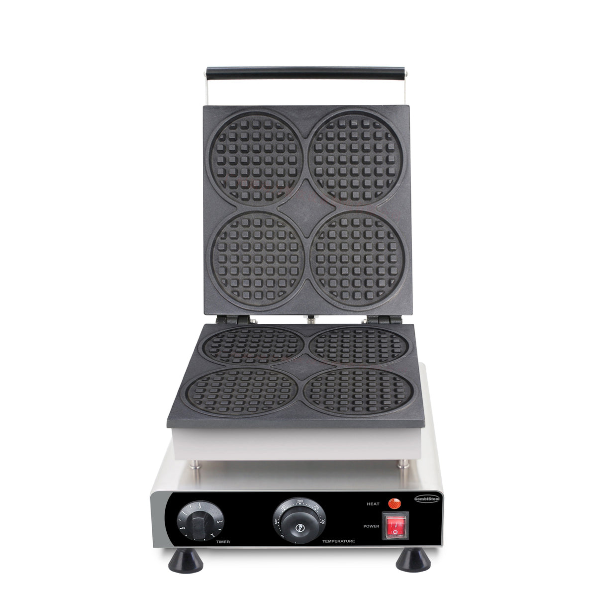 Gaufrier 4pcs gaufres rondes — Combisteel 7540.0080