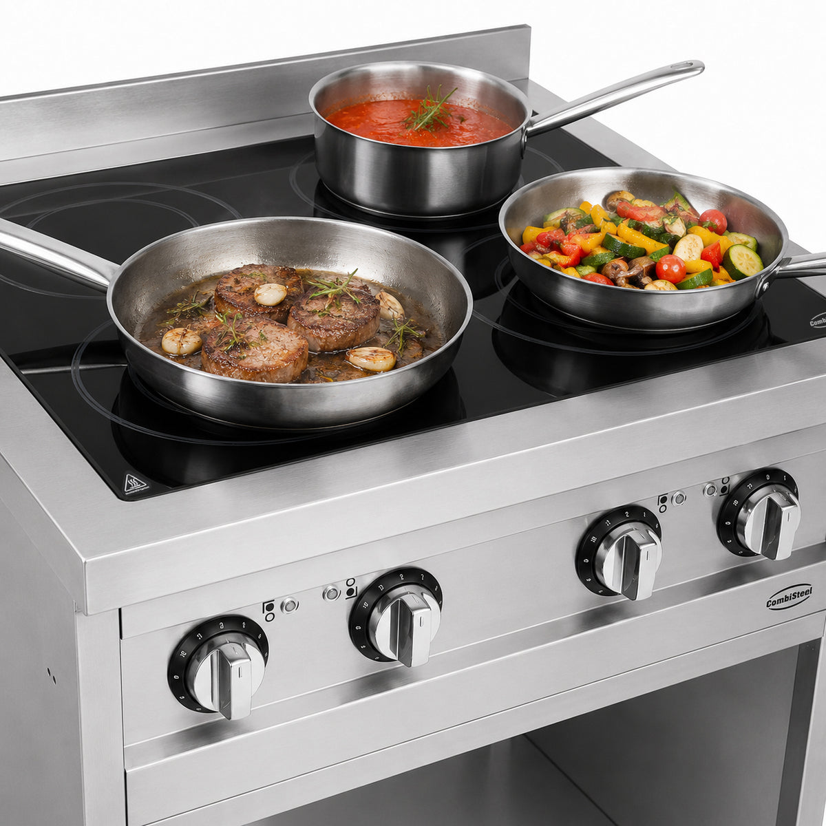 Entry 700 cuisinière à induction 4 zones — Combisteel 7545.0010