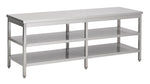 700 plan de travail 2 étagères 2100 — Combisteel 7812.0309