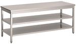 800 plan de travail 2 étagères 700 — Combisteel 7812.0336