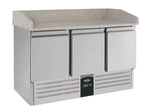 Table prép pour pizza 3 portes — Combisteel 7950.0060