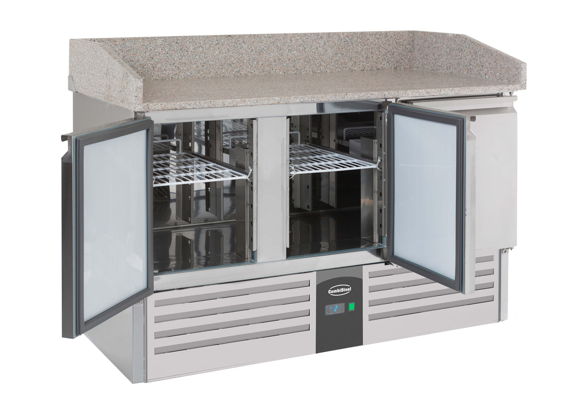 Table prép pour pizza 3 portes — Combisteel 7950.0060
