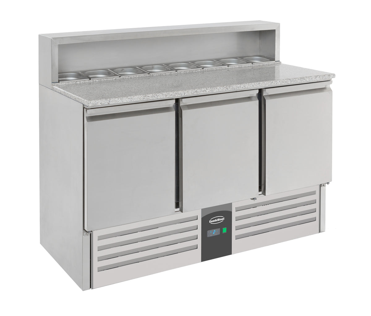Table prép pour pizza 3 portes — Combisteel 7950.0065