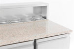 Table prép pour pizza 2 türen — Combisteel 7950.0070