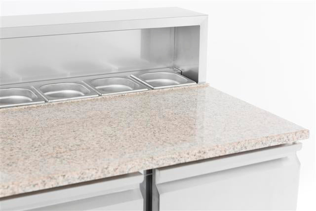 Table prép pour pizza 2 türen — Combisteel 7950.0070