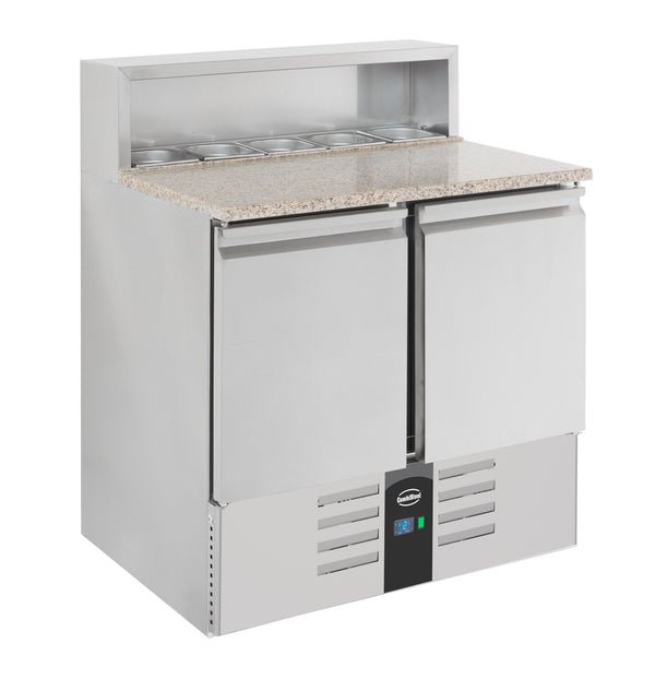 Table de préparation pizza 2 portes — Combisteel 7950.0070