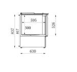 Saladette réfrigérée 3 portes — Combisteel 7950.0094