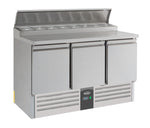 Saladette réfrigérée 3 portes — Combisteel 7950.0100