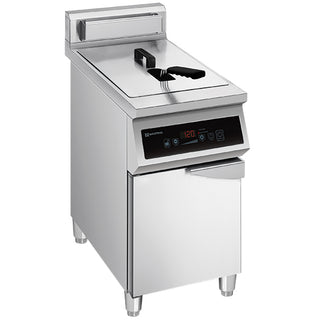 Friteuse induction 30 litres sur coffre 2 portes ADC0015