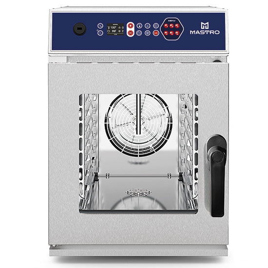 Four mixte électrique à vapeur directe avec nettoyage automatique, 6x GN 1/1 AIB0054