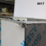 Congélateur 400 litres en inox, 460x485 mm, -10°/-18°C - ENDOMMAGÉ
