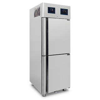 Réfrigérateur 350+350 litres en inox à 2 températures GN 2/1, -2°/+8°C|-10°/-22°C - WiFi  BMC0012/FN