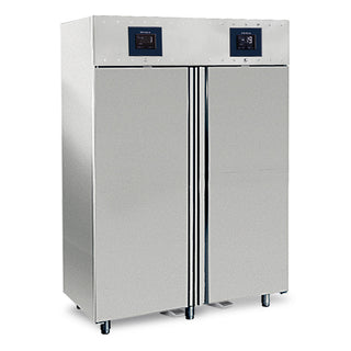 Réfrigérateur 700+700 litres en inox à 2 températures GN 2/1, -2°/+8°C|-10°/-22°C - WiFi BMC0015/FN