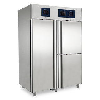 Réfrigérateur 700+350+350 litres en inox à 3 températures GN 2/1 - WiFi BMC0017/FN