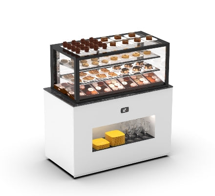 Buffet Réfrigéré avec Vitrine Supérieure Sayl – Série Integra Cold – 1400 sayl