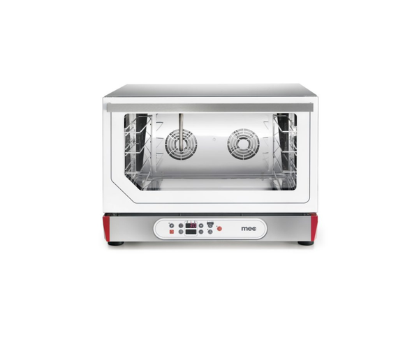 Four Électrique à Convection MEC – Mod. PE 46 DSVR.LC – 4 Plaques 60×40 cm – GN 1/1 – Commandes Numériques – Vapeur Directe nettoyage automatique