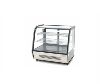 Vitrine à gâteaux - 120 L - 70 cm - portes coulissantes arrière