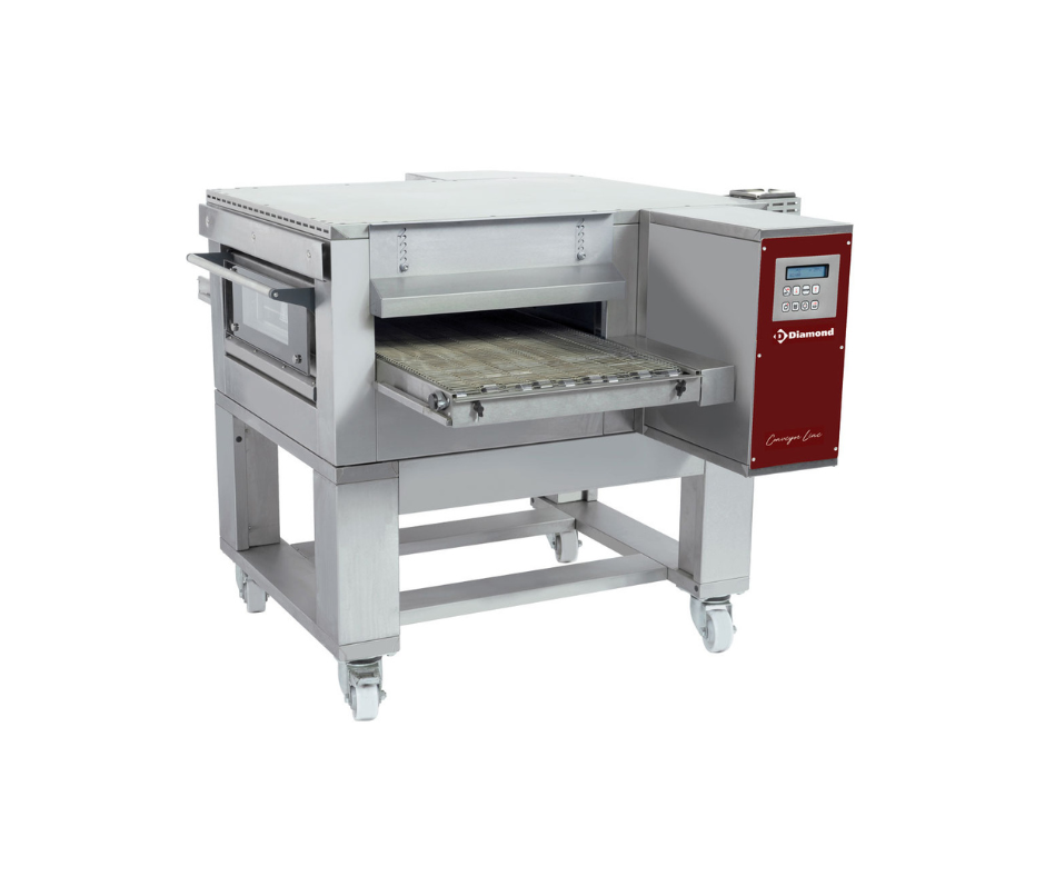 Elektrische vertaaloven, geventileerd, bandbreedte 500 mm