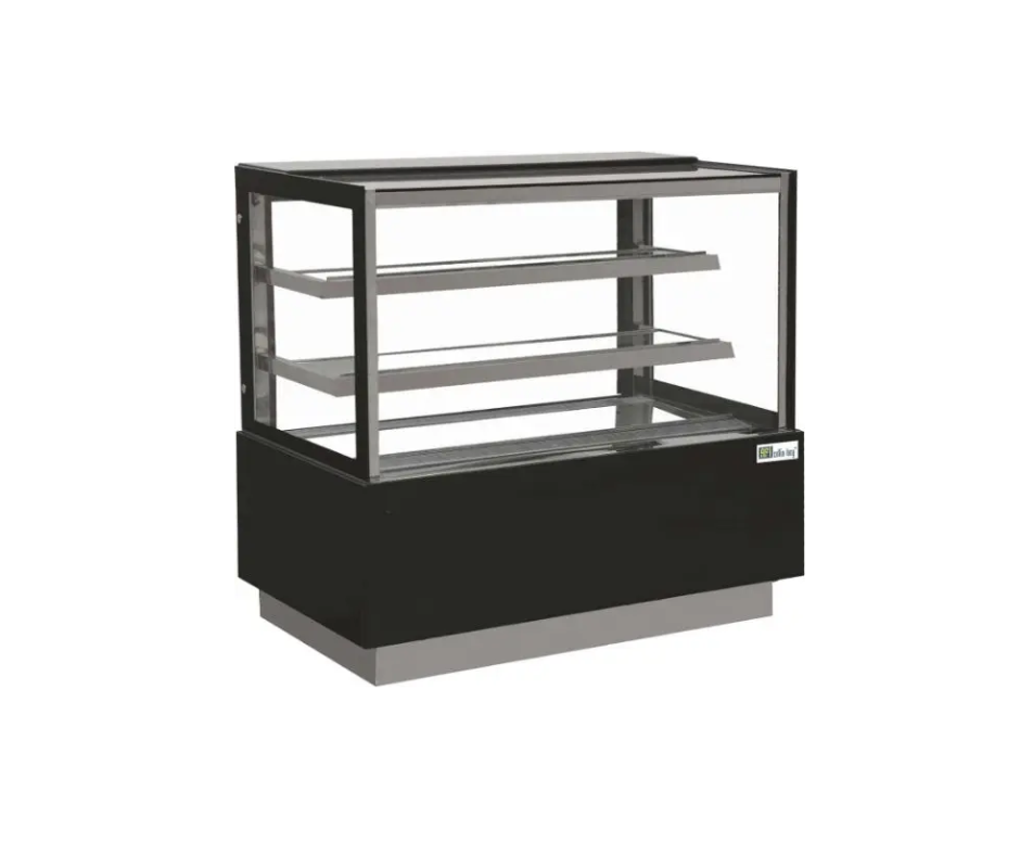 1500 Vierzijdige glazen vitrine Rechte beglazing • 2 legborden EDEN60