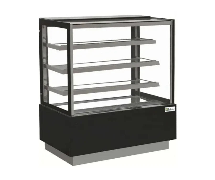 1200 Vierzijdige glazen vitrine Rechte beglazing • 3 legborden EDEN500