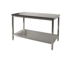 Table inox professionnelle – Fabrication belge en AISI 441 haut de gamme