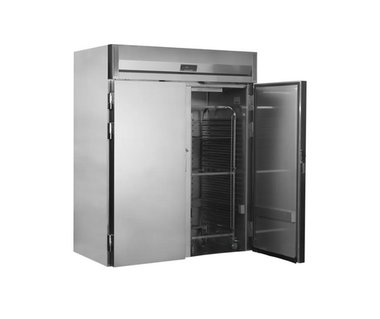 Armoire Réfrigérée Positive Tefcold RTC1760X1 - Pour Chariot, 4 Portes, 832L Net, Inox & Classe 5
