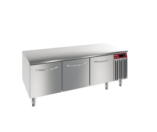 Soubassement congélateur, 3 tiroirs GN 1/1-h 200 mm N77/B316G-9M