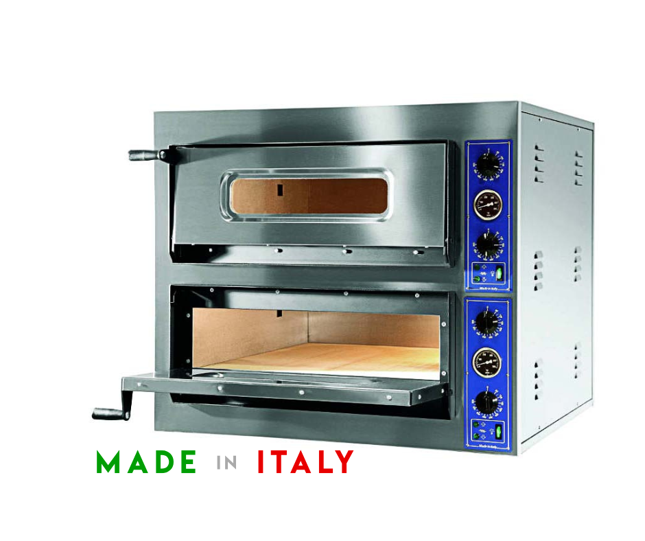 Four à pizza électrique– 18kw – 6+6 x ø32 cm  MKLHL66/095