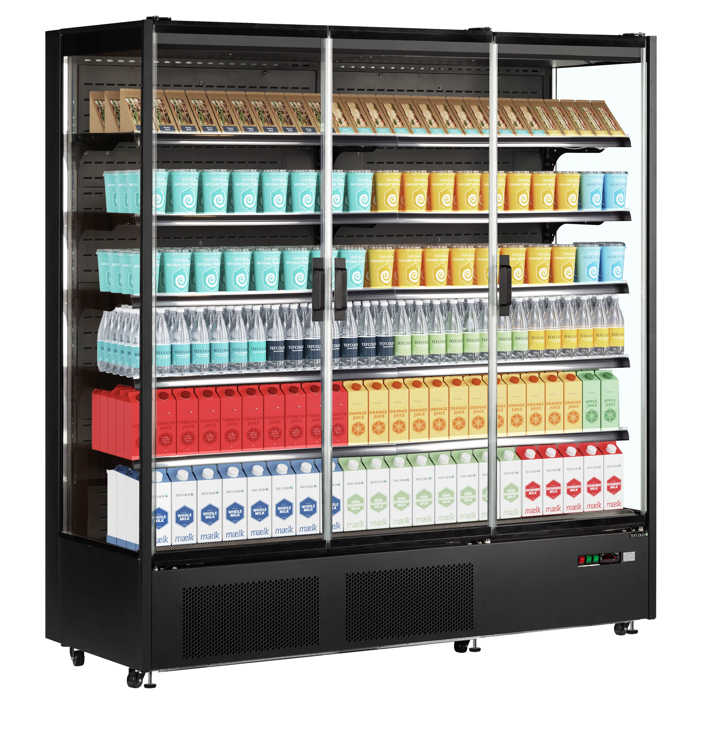 Vitrine réfrigérée murale 4 portes vitrées – 1529L – TEFCOLD PC2500B (Copie)