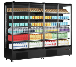 Vitrine réfrigérée murale 4 portes vitrées – 1529L – TEFCOLD PC2500B