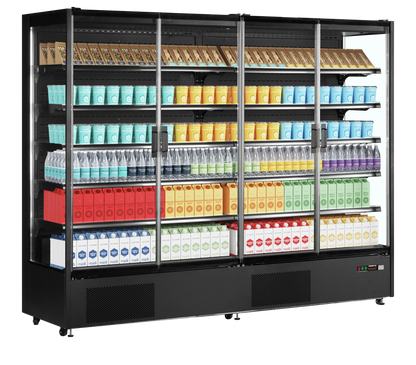 Vitrine réfrigérée murale 4 portes vitrées – 1529L – TEFCOLD PC2500B