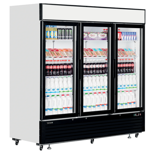 Vitrine réfrigérée professionnelle 3 portes vitrées – 2050L – TEFCOLD LGC7500