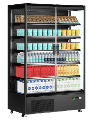 Vitrine réfrigérée murale 2 portes vitrées – 1292L – TEFCOLD PC1250B