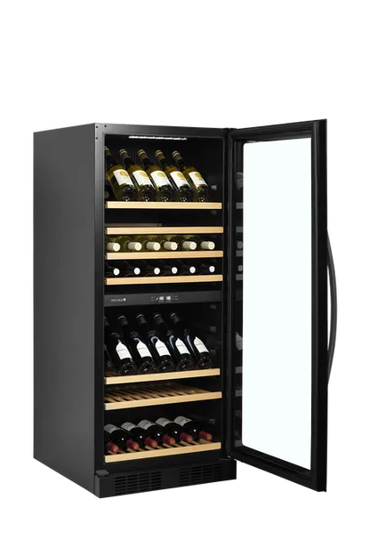 Cave à Vin de Service Tefcold TFW300-2F - 119 Bouteilles, 2 Zones de Température, Silencieuse