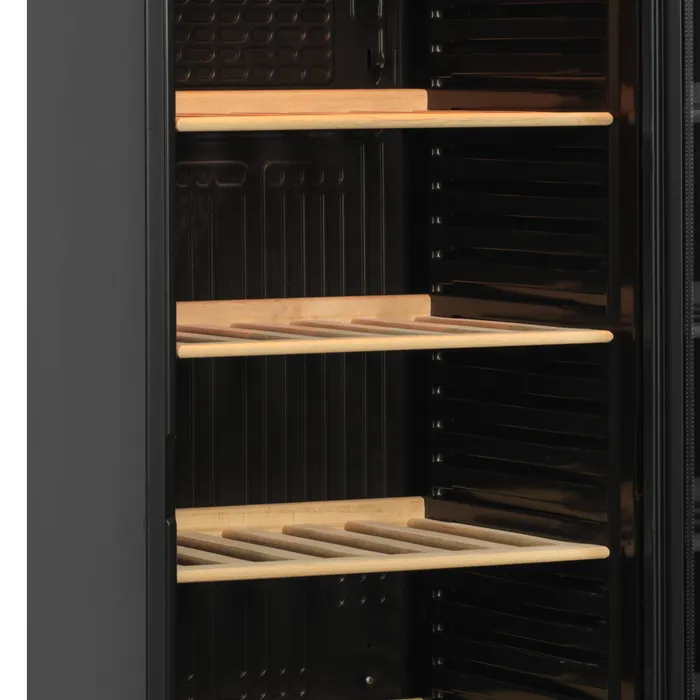 Vitrine Réfrigérée à Vin Tefcold CPV1380E - 118 Bouteilles, Porte Teintée Anti-UV, Silencieuse