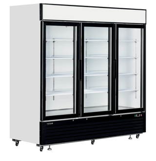 Professionele gekoelde vitrinekast met 3 glazen deuren – 2050 liter – TEFCOLD LGC7500