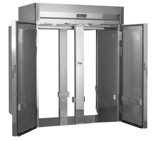 Armoire Réfrigérée Positive Tefcold RTC1760X1 - Pour Chariot, 4 Portes, 832L Net, Inox & Classe 5
