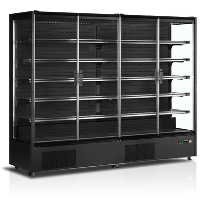 Vitrine réfrigérée murale 4 portes vitrées – 1529L – TEFCOLD PC2500B