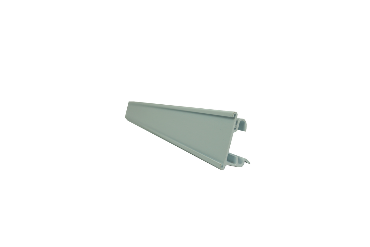 Porte pricecard centrale blanc 7455.2205-2210-2220 7455.2410-2416-2430-2440 7455.2905-2920 — Combisteel 7455.2261