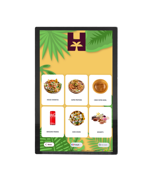 Borne de Commande Fast Food & Restaurant RESTOMAX