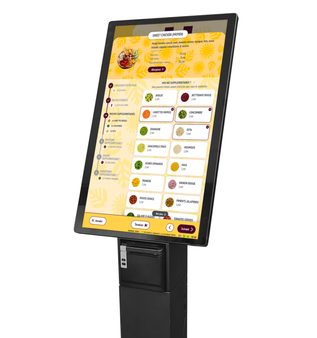 Borne de Commande Fast Food & Restaurant RESTOMAX