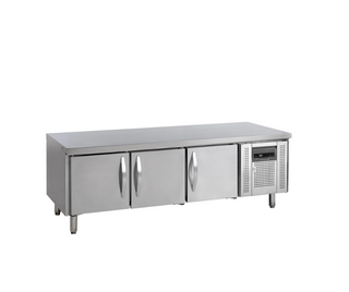 Soubassement Réfrigéré Professionnel GN1/1 UC5310 - 3 Portes, 262L, Inox, -2°C à +8°C