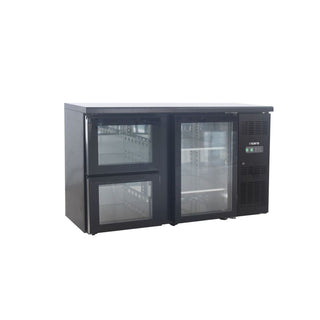 SARO barkoelkast met 1 glazen deur en 2 lades, model BC 2100 G S2
